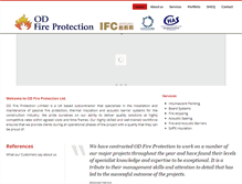 Tablet Screenshot of odfireprotection.co.uk